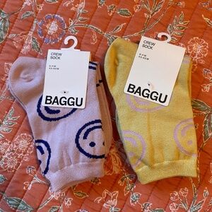 Baggu smiley socks bundle!